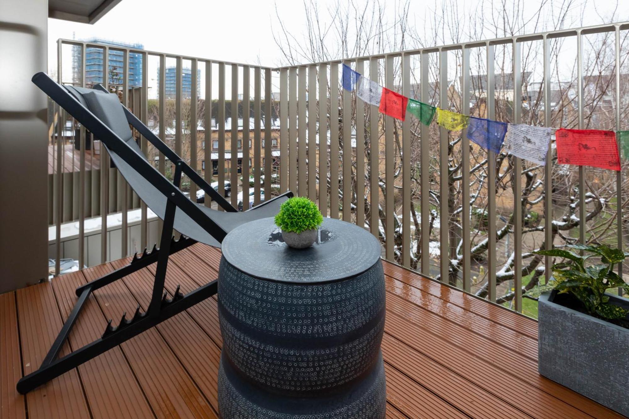 Tranquil & Stylish 1 Bedroom Flat With Private Balcony Appartement Londres
